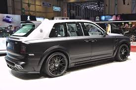 The pictures of mansory's customization take on the rolls royce cullinan suv are in from the mansory doesn't do subtle; Datei Mansory Cullinan Genf 2019 1y7a5798 Jpg Wikipedia