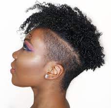 Shaved Sides Undercut Short Hair Short Natural Hairstyles Wash And Go Short Hair Love Lara Short Natural Hair Styles Natural Hair Styles Locs Hairstyles