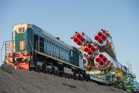 Soyuz Rolls Out To Launch Pad Nasa Images Space Pictures Launch Pad