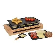 De nombreux appareils sont disponibles sur le marché. Appareil A Raclette Bamboo 8 Poelons Et 2 Double Poelons 1500 W Kcwood 8 Maxi Kitchen Chef Professional Mathon Fr
