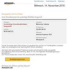 I just forwarded the email to amazon. Phishing Mail Von Amazon Unser Anmeldesystem Hat Verdachtige Aktivitaten Festgestellt