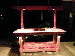 Cedar Big Green Egg Grill Tables Grill Table Big Green Egg Big Green Egg Grill