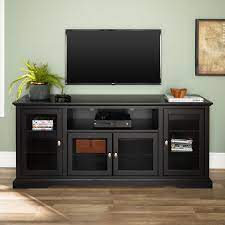 Free delivery and returns on ebay plus items for plus members. Walker Edison Furniture Co 70 Inch Black Wood Highboy Tv Stand W70c32bl Bellacor