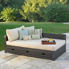 Del Sol Outdoor Daybed By Mission Hills Outdoor Daybed Outdoor Mattress Daybed With Storage