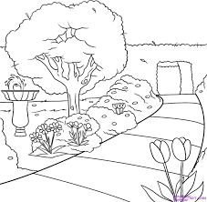 1127 x 1600 jpeg 362 кб. Easy Garden Drawing For Children Contoh Soal Pelajaran Puisi Dan Pidato Populer