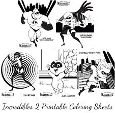 Maybe you would like to learn more about one of these? Incredibles 2 Printable Coloring Sheets Momstart