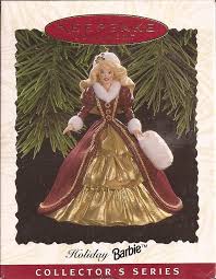 Hallmark 1996 Holiday Barbie New Ornament Barbie Christmas Ornaments Christmas Barbie Holiday Barbie