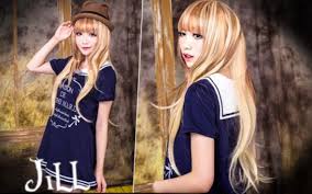 Having blond hair in japan means sticking out all the time. Japan Anime Lolita Caramel Pudding Copper Blonde Highlight Straight Bang Hair Wig Synthetic Wigs New Wig Male Wig Bowwig Hinata Aliexpress