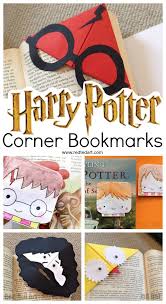 Harry Potter Corner Bookmarks Red Ted Art Make Crafting With Kids Easy Fun Diy Harry Potter Crafts Harry Potter Bookmark Harry Potter Kids