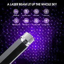 Usb Led Car Roof Star Night Light Projector Atmosphere Red Blue Galaxy Lamp Decorative Lamp Adjustable Multiple Lighting Effects Signal Lamp Aliexpress