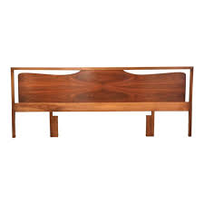 Mattress and bedding not included. Walnut Queen Mid Century Modern Headboard Chairish