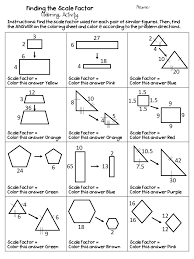 Similar figures and proportions, similar figures and scale factor, examples and step by step solutions, how to identify whether figures are congruent, similar, or neither, grade 6. Finding The Scale Factor Of Similar Figures Coloring Activity Teaching Resources