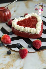 Maybe it's the name or that beautiful, bold red color. Strawberry Red Velvet Cake Veena Azmanov