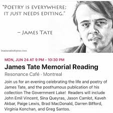 THE GOVERNMENT LAKE — JAMES TATE