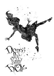 Black Alice In Wonderland Drawing Alice In Wonderland By Erzebet S Alice In Wonderland Poster Alice In Wonderland Silhouette Alice In Wonderland Illustrations
