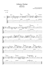 The Spotnicks Johnny Guitar Tab Instrumental Guitar Tab Easy Pdf Guitar Sheet Music Guitar Pro Tab Download Guitar Tabs Spanish Guitar Music Guitar