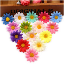 Get the best deals on artificial daisies flowers. Fake Flower Heads Artificial Flower Small Silk Sunflower Handmake Head Wedding Decoration Diy Wreath Gift Scrapbooking Craft Party Festival Home Decor Fake Flower 100pcs Colorful Silk Flower Arrangements