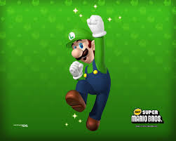 The game was first released in . New Super Mario Bros Wallpaper Luigi