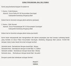 Berencana membuat surat jual beli tanah ? Kabar Terbaru Tumpuan Surat Perjanjian Jual Beli Tanah Atau Rumah Kabarterbaru Co