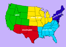 United States Regions Third Grade Learning Resources
