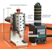 Handheld Hot Melt Glue Roller Machine,150w Hot Melt Glue Dispenser for  Packaging Pasting,with 4 Different Sized Glue Rollers/Glue Barrels Size ...