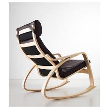 Poang Rocking Chair Glose Dark Brown Width 26 3 4 Find It Here Ikea In 2020 Rocking Chair Leather Chair Cushions Chair