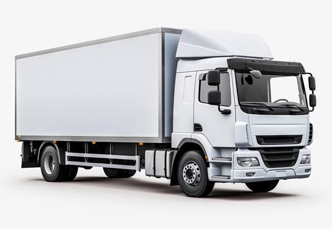 Caminhão para transporte e logística