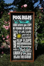 outdoor pool rules rustic wood typography subway wood sign etsy pool rules pool decor pool signs