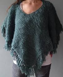 Knitting Pattern Easy Poncho Poncho Pattern Beginner Knit Etsy Knitted Poncho Ladies Poncho Wool Poncho