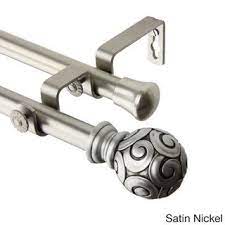 Overstock Com Online Shopping Bedding Furniture Electronics Jewelry Clothing More In 2021 Double Rod Curtains Double Curtains Double Curtain Rod Set