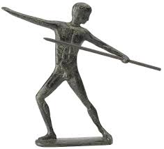 Chr.) dauerte das olympische fest bereits 5 tage. Statuette Speerwerfer Nach Olympischem Vorbild Kaufen Ars Mundi
