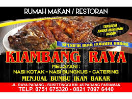 Cara membuat bumbu ikan bakar kiambang. Rumah Makan Kiambang Raya Pasar19 Com