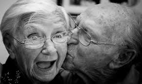 What is the moral of the story about the old couple sharing a meal?
