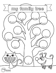 My Family Tree Printable Mom It Forward Family Tree Worksheet Family Tree Project Family Tree Printable