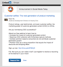 Maybe you would like to learn more about one of these? Why Linkedin Groups Are Great And How To Build A Successful One