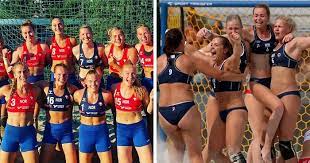 Why did the norwegian handball team wear elastic shorts? Ve Utbkwqr6rdm