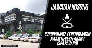 Nota jawatan kosong ini : Jawatan Kosong Di Suruhanjaya Perkhidmatan Awam Negeri Pahang Spa Pahang 06 Januari 2019 Jawatan Kosong 2020