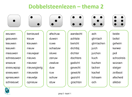 Dobbelsteenlezen Groep 5 Thema 2 Leren Lezen Woorden Lezen Groep 5 Lezen