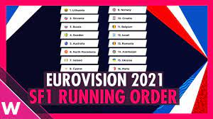 How to watch semi & grand final live online. Eurovision 2021 Semi Final 1 Running Order Reaction Youtube