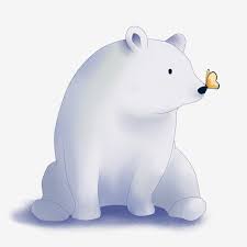 Les phoques constituent leur proie principale. Dessin Anime Dessine A La Main Beau Papillon Et Gros Ours Blanc Peinte A La Main Dessin Anime Beau Fichier Png Et Psd Pour Le Telechargement Libre