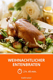 Weihnachtlicher Entenbraten Rezept Entenbraten Braten Rezepte