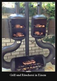 Grill Und Raucherei In Einem Barbeku Bahce Bahce Ocagi