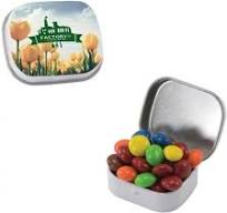 Full Color Mini Custom Candy Tins - Chocolate Littles or Colored Candy