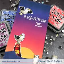Chibitronics and lawn fawn charge me up kit release and inspiration, day 3. More Distress Oxide Ink Blending Combos Heffy Friends Blog Hop Giveaway All The Sparkle