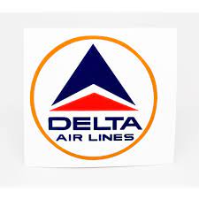 Delta Logo Sticker-Vinyl - Planewear