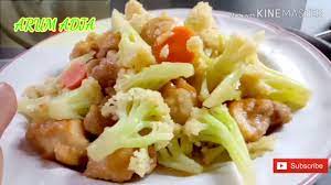 Masak Ayam Tumis Brokoli Putih Yang Enak Youtube