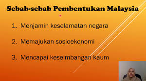 Murid juga dapat menghayati rukun negara yang menjadi asas pembinaan jati diri. Pembentukan Malaysia Part 1 Youtube