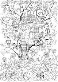 Tree house 18 buildings and architecture printable coloring pages. Pin On Flowers