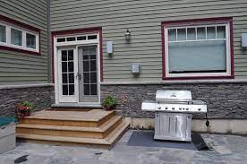 Back Door Deck Patio Stairs Patio Steps Deck Steps