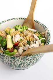 Whole Wheat Pasta Salad With Chicken Veggies Recipe Whole Wheat Pasta Pasta Salad Recipes Wheat Pasta